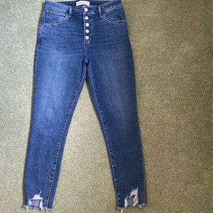 Abercrombie & Fitch High Rise Super Skinny Ankle